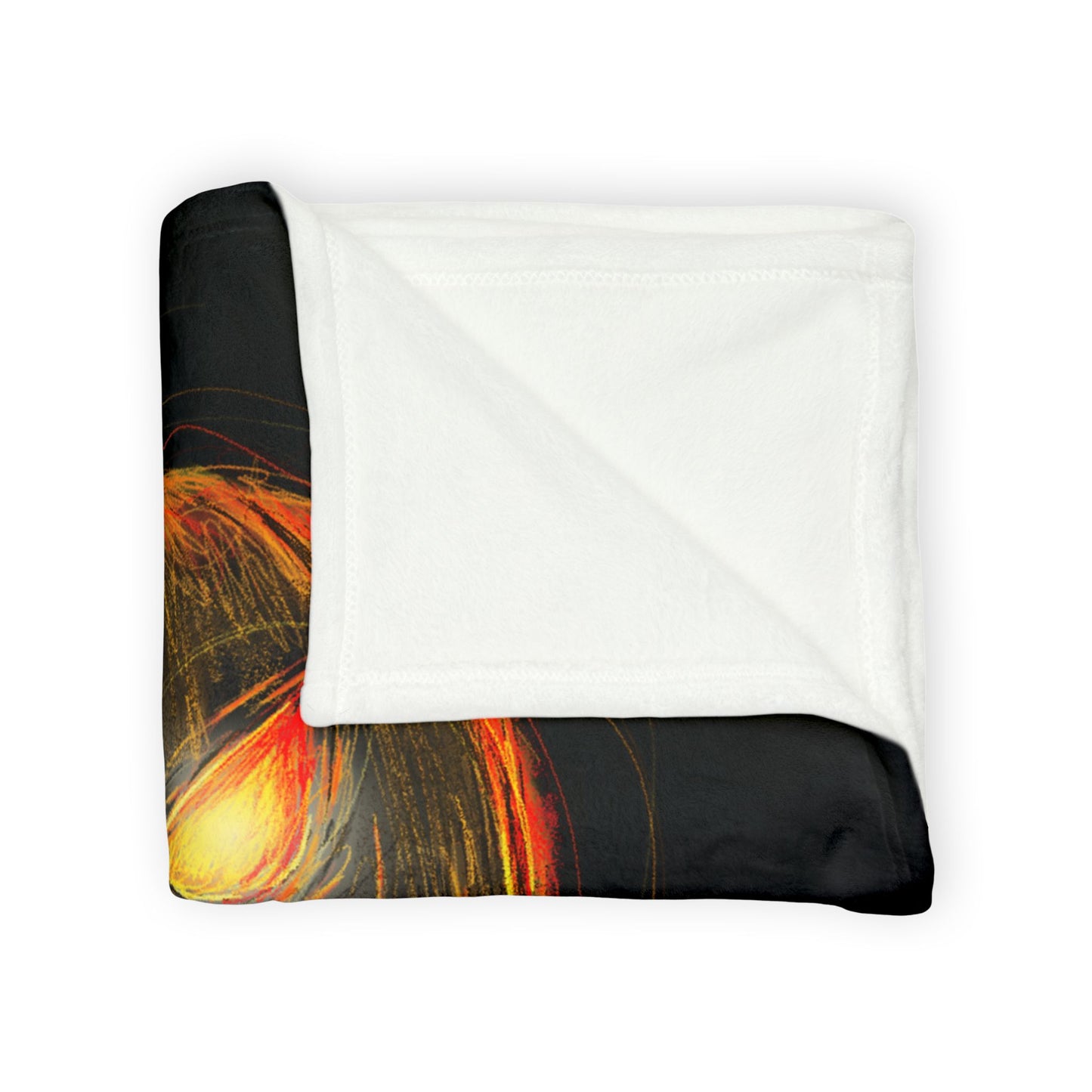 Soft Polyester Jack-o-Lantern Blanket