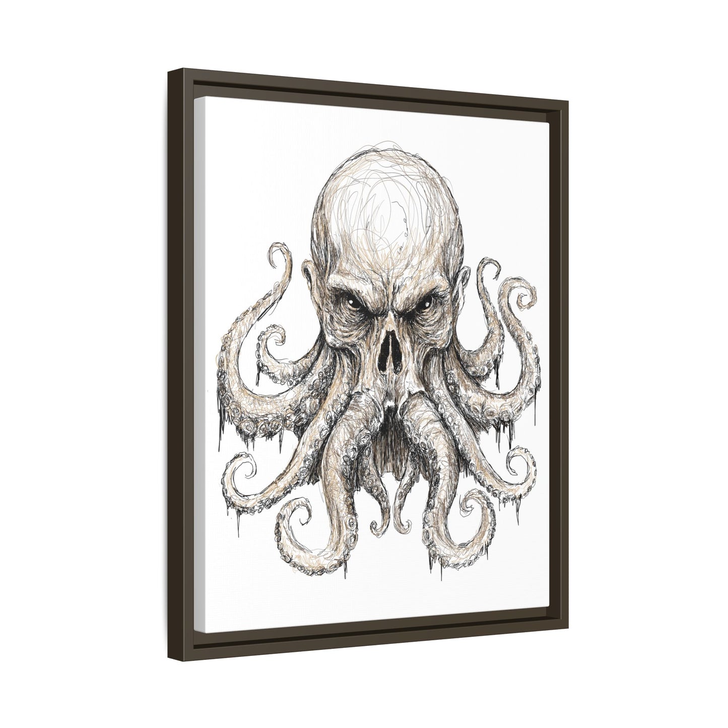 Cthulhu – Inspired by H.P. Lovecraft’s Horrors, Digital Scribble Art by Michael Volpicelli