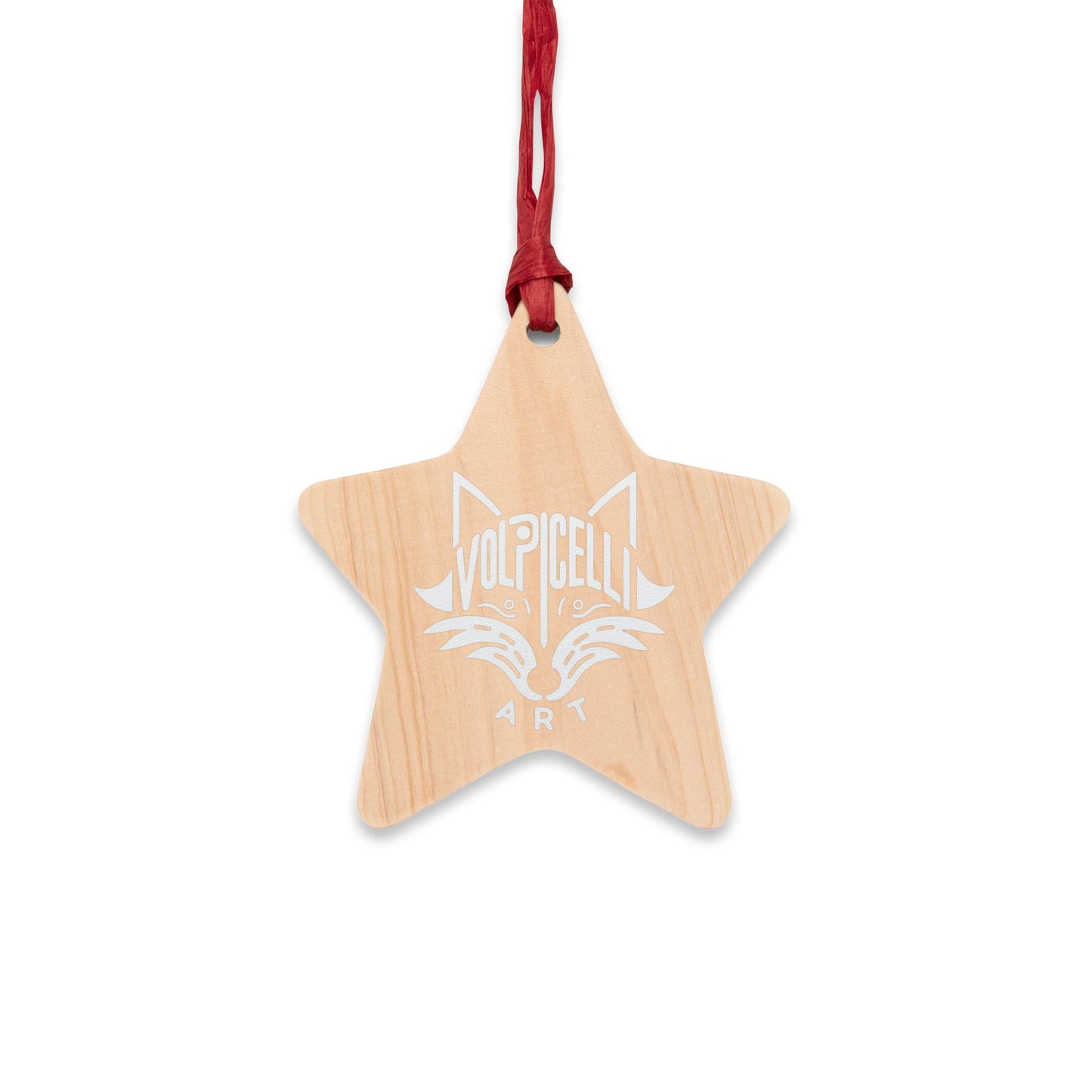 Wooden VolpicelliART Ornaments