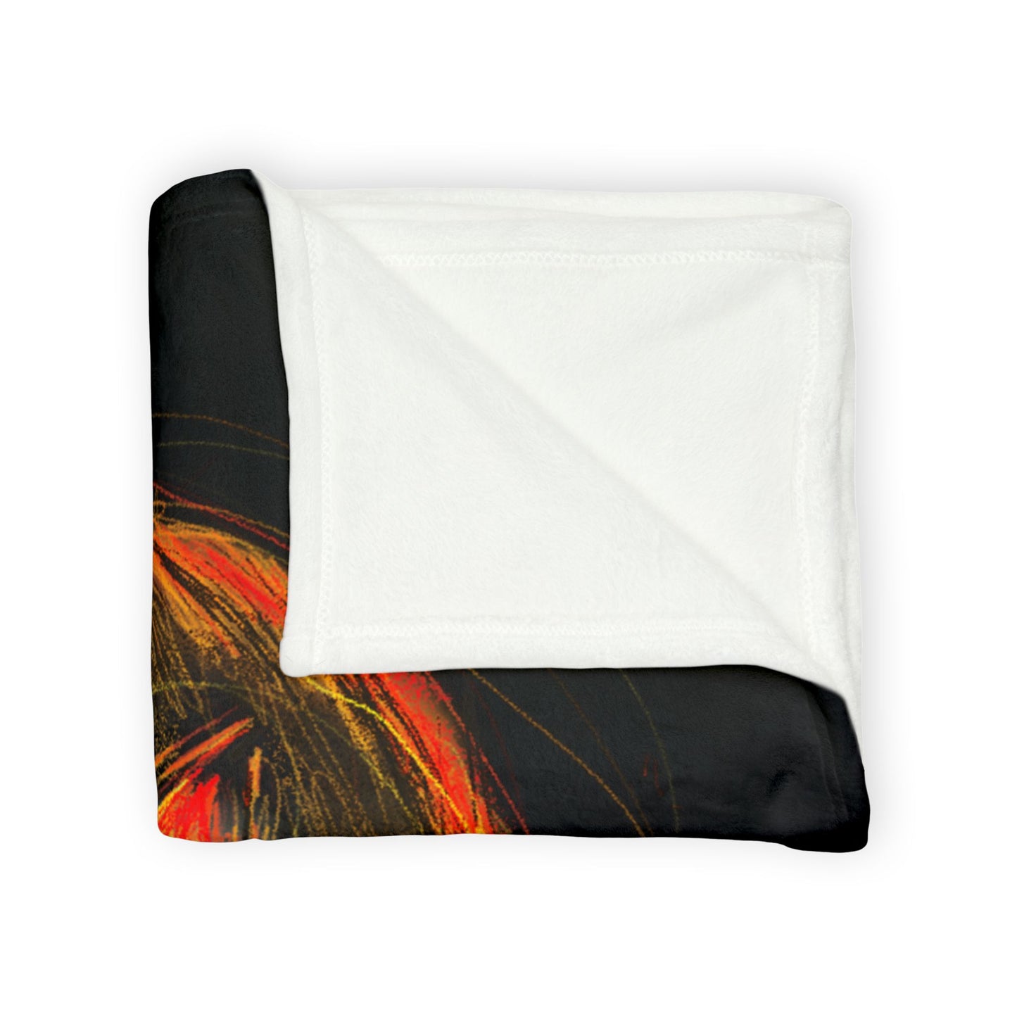 Soft Polyester Jack-o-Lantern Blanket