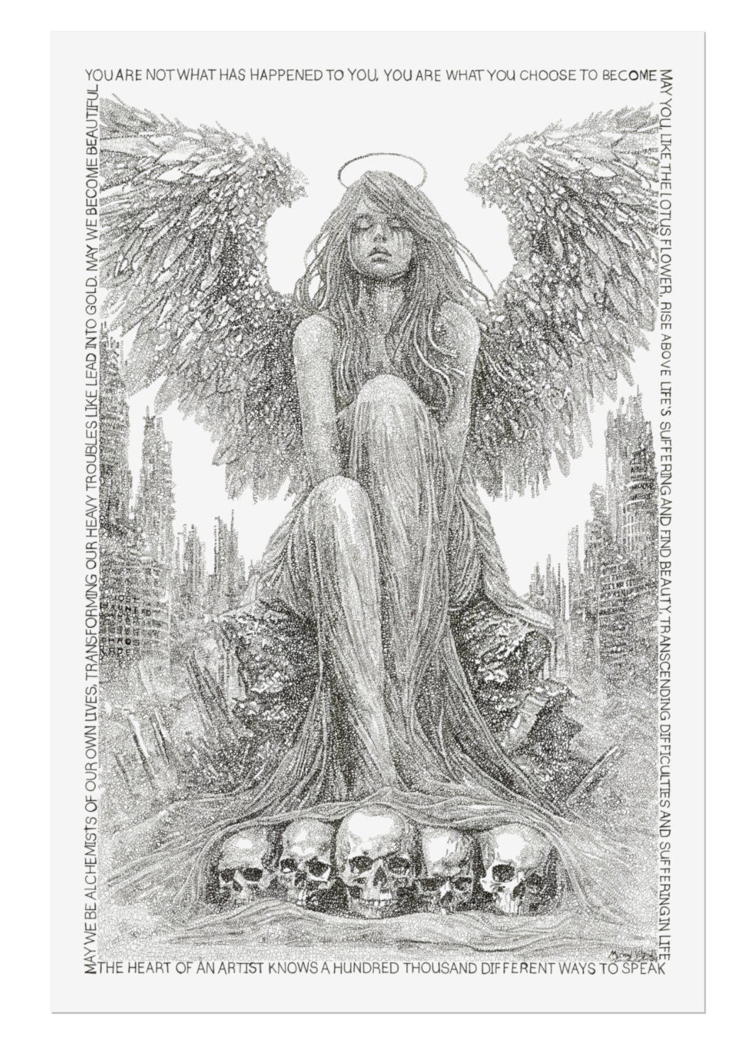 "From the Ashes We Rise" Limited Edition print by Michael Volpicelli