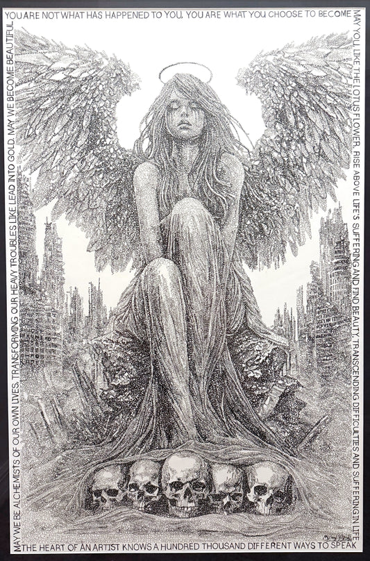 From the Ashes, We Rise, the original drawing